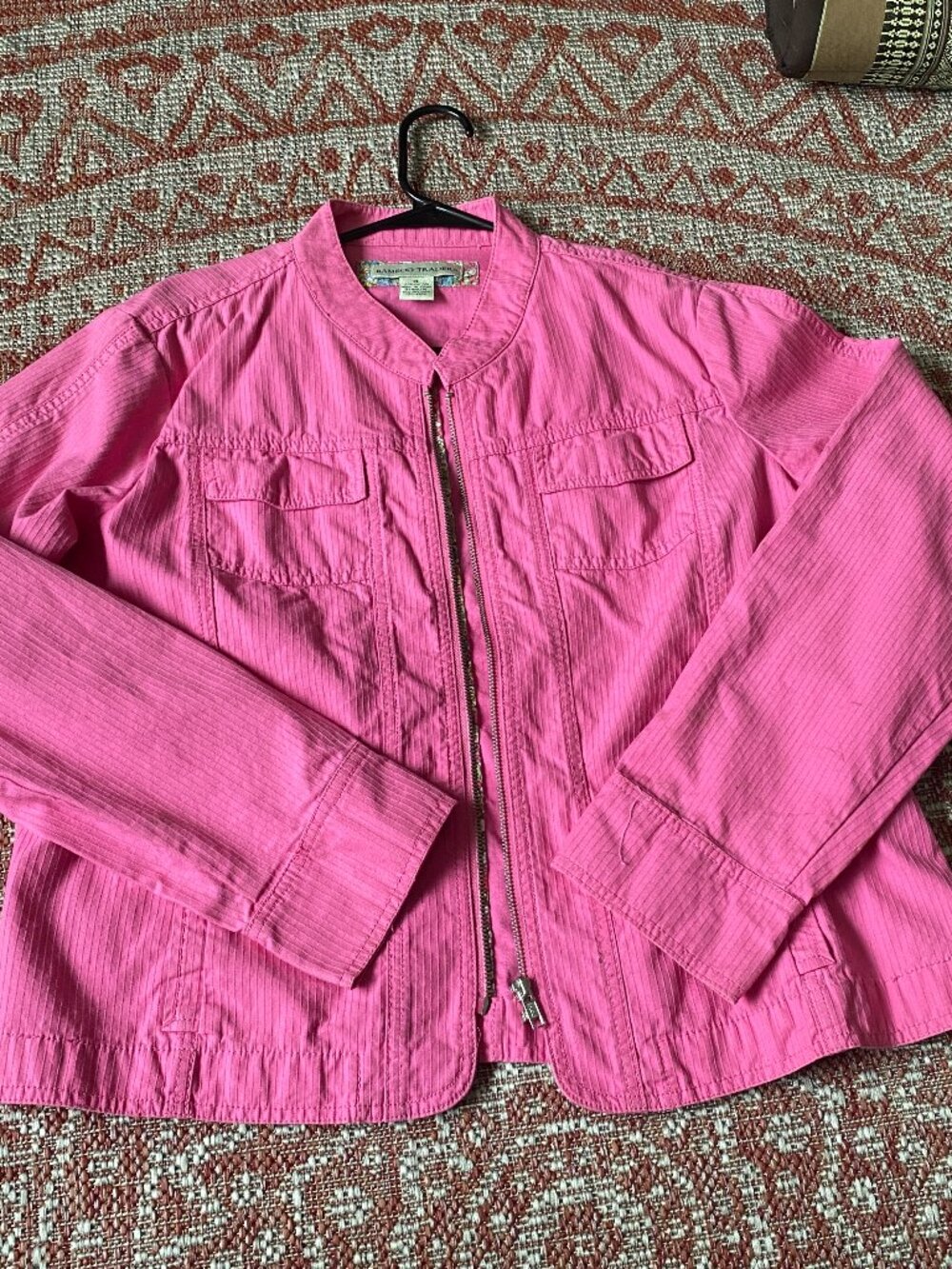 Lightweight Cotton Pink Jacket